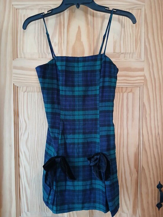 Dresses & Skirts - Altered State XS plaid skort jumper dress